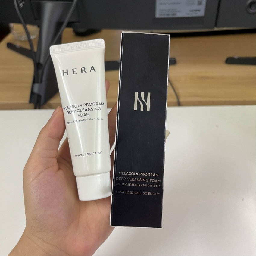 Sữa Rửa Mặt Trắng Da Hera White Program Deep Cleansing Foam 50ml - Sữa rửa mặt Hera