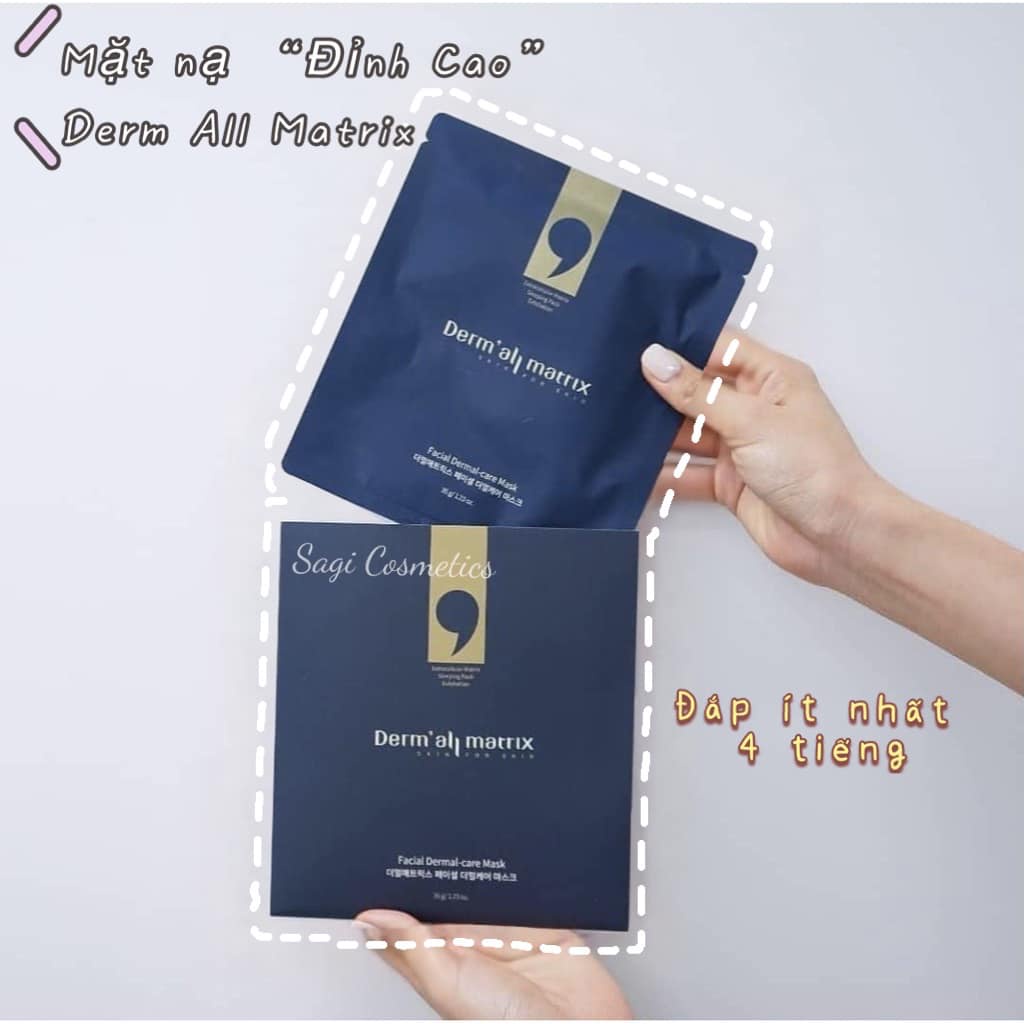 MẶT NẠ DƯỠNG DA THẢI ĐỘC DERM ALL MATRIX MẪU MỚI
