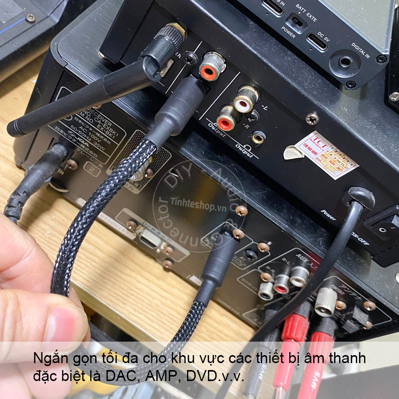 Dây optical DIY 15Cm đến 1 mét cắm cho DAC AMP - Cáp audio quang toslink