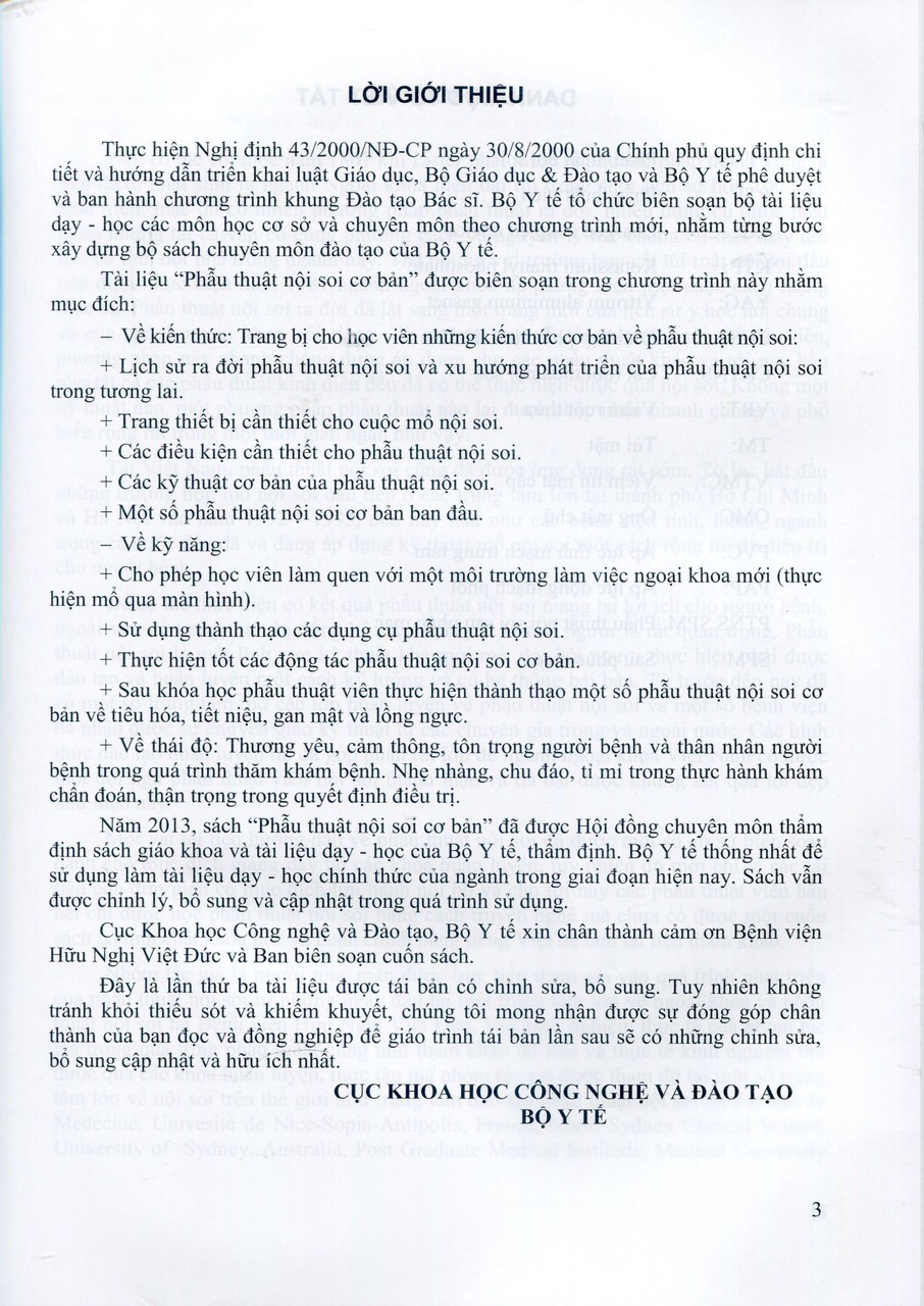 Sách - Bài giảng phẫu thuật nội soi cơ bản