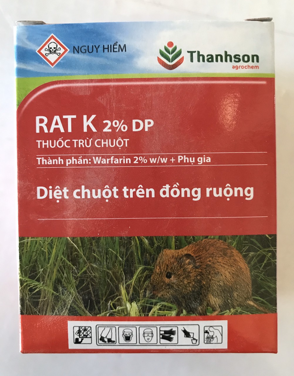Thuốc trừ chuột RAT K 2% DP - Gói 10g