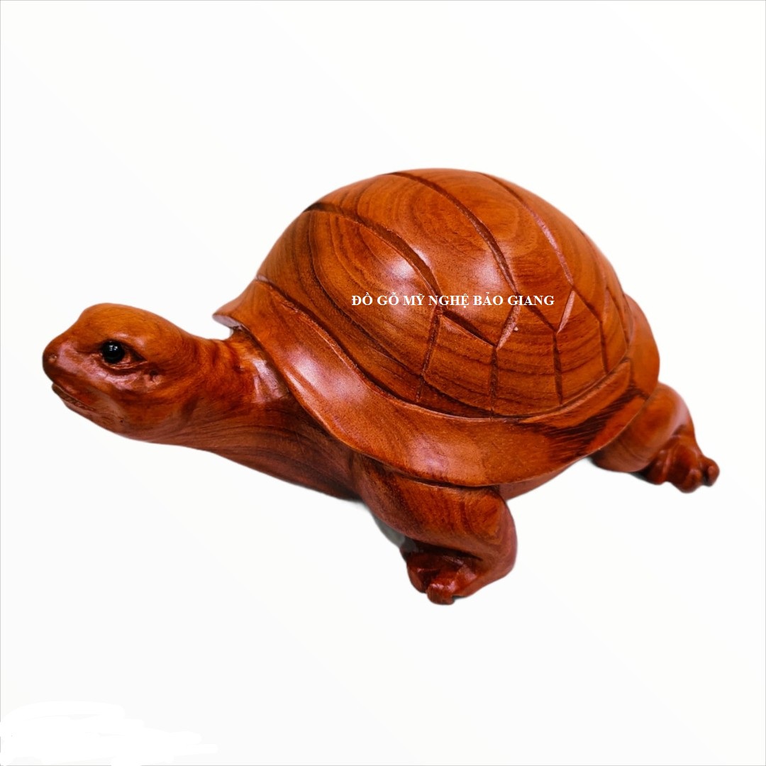 Tượng con rùa gỗ hương