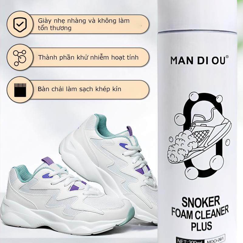 Chai Xịt Tạo Bọt Vệ Sinh Giày Cao Cấp 300ml