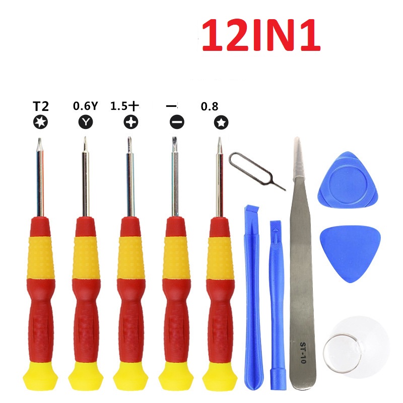 Bộ vít mở điện thoại, máy tính bảng, đồng hồ..12in1
