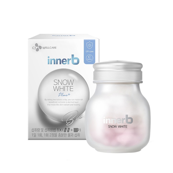 Viên uống trắng da innerb snow white plus + 56 & 70 viên - hàn quốc