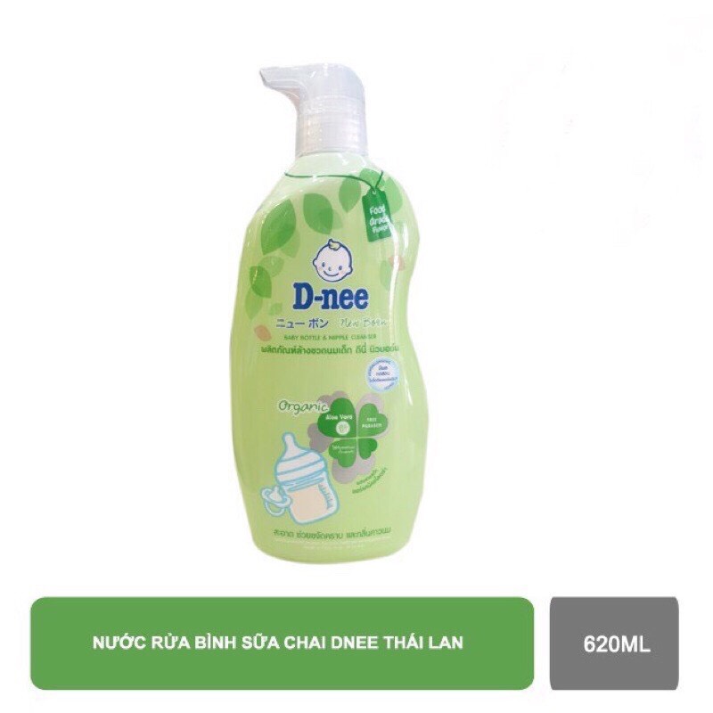 Nước rửa bình sữa Dnee Organic (dạng túi 550ml/ chai 600ml)