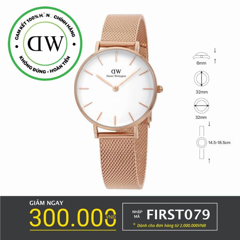 Nơi bán Đồng hồ nữ dây lưới Daniel Wellington Classic Petite Melrose 32mm - DW00100163