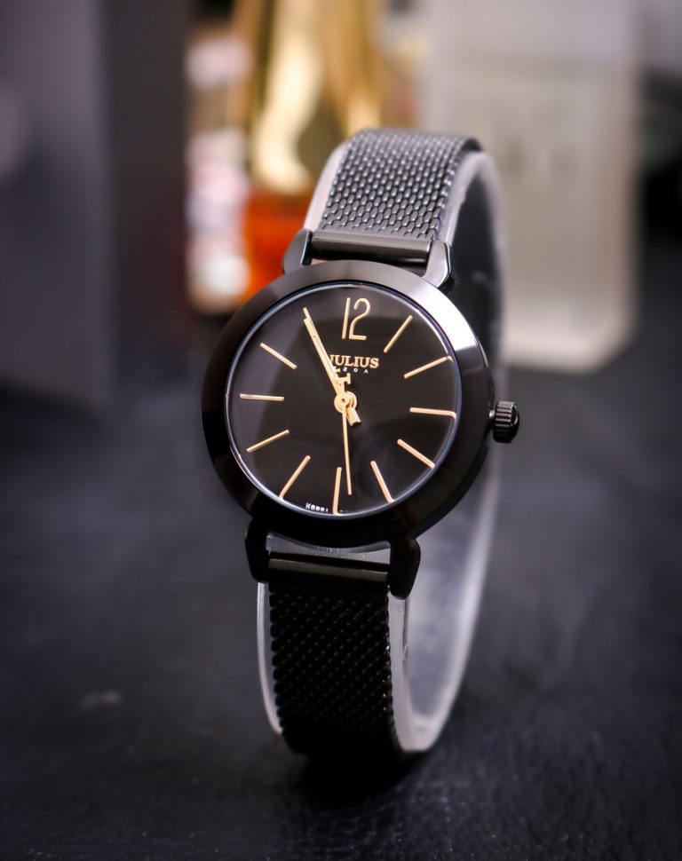 Đồng hồ nữ Julius Hàn Quốc JA-732 dây thép