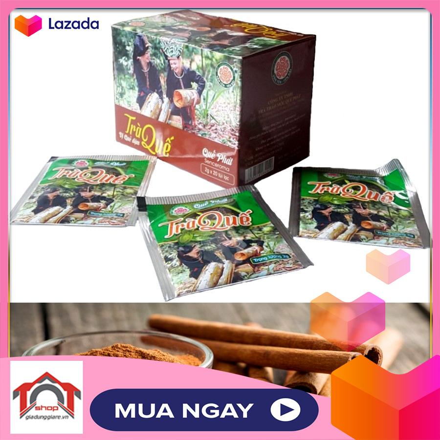 Hộp Trà quế Quế Phát 40g (20 túi lọc 2g) - Vị quế đậm