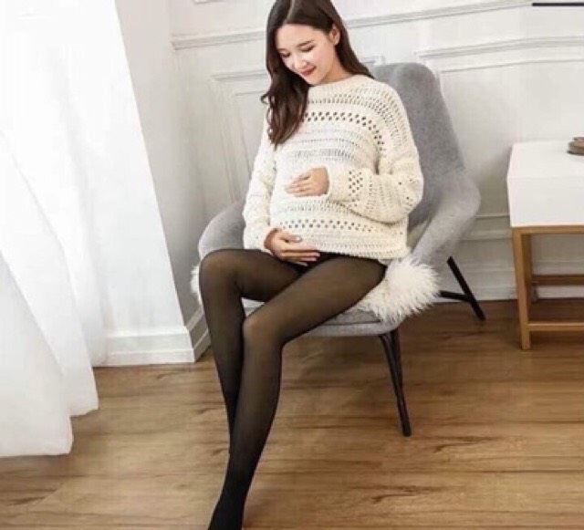 Quần tất 3D Cho Mẹ Bầu Chất Dày Đẹp