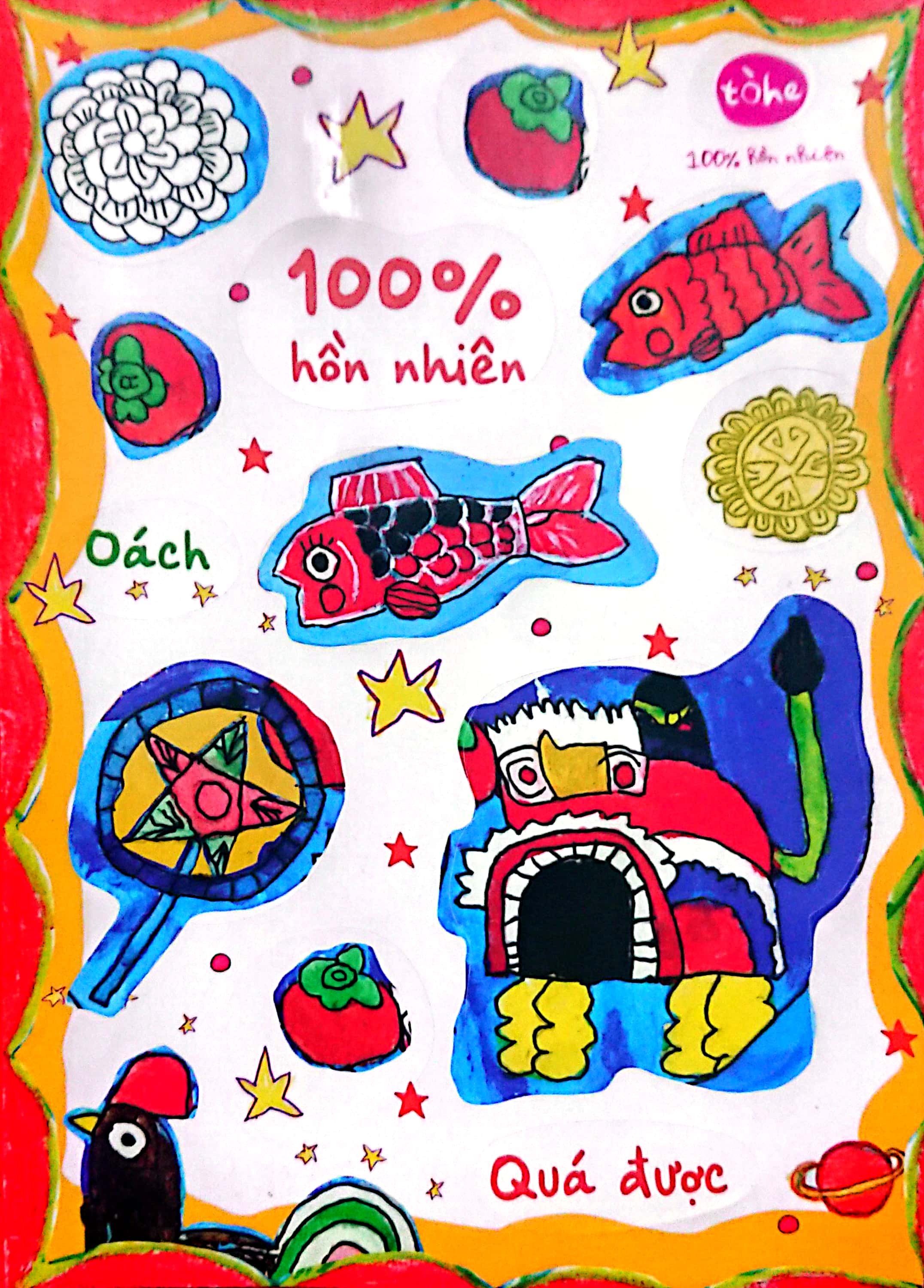 Sticker cute nhiều hình độc đáo (1 tờ lẻ, giao mẫu ngẫu nhiên) [Made by Tòhe] [FSale]