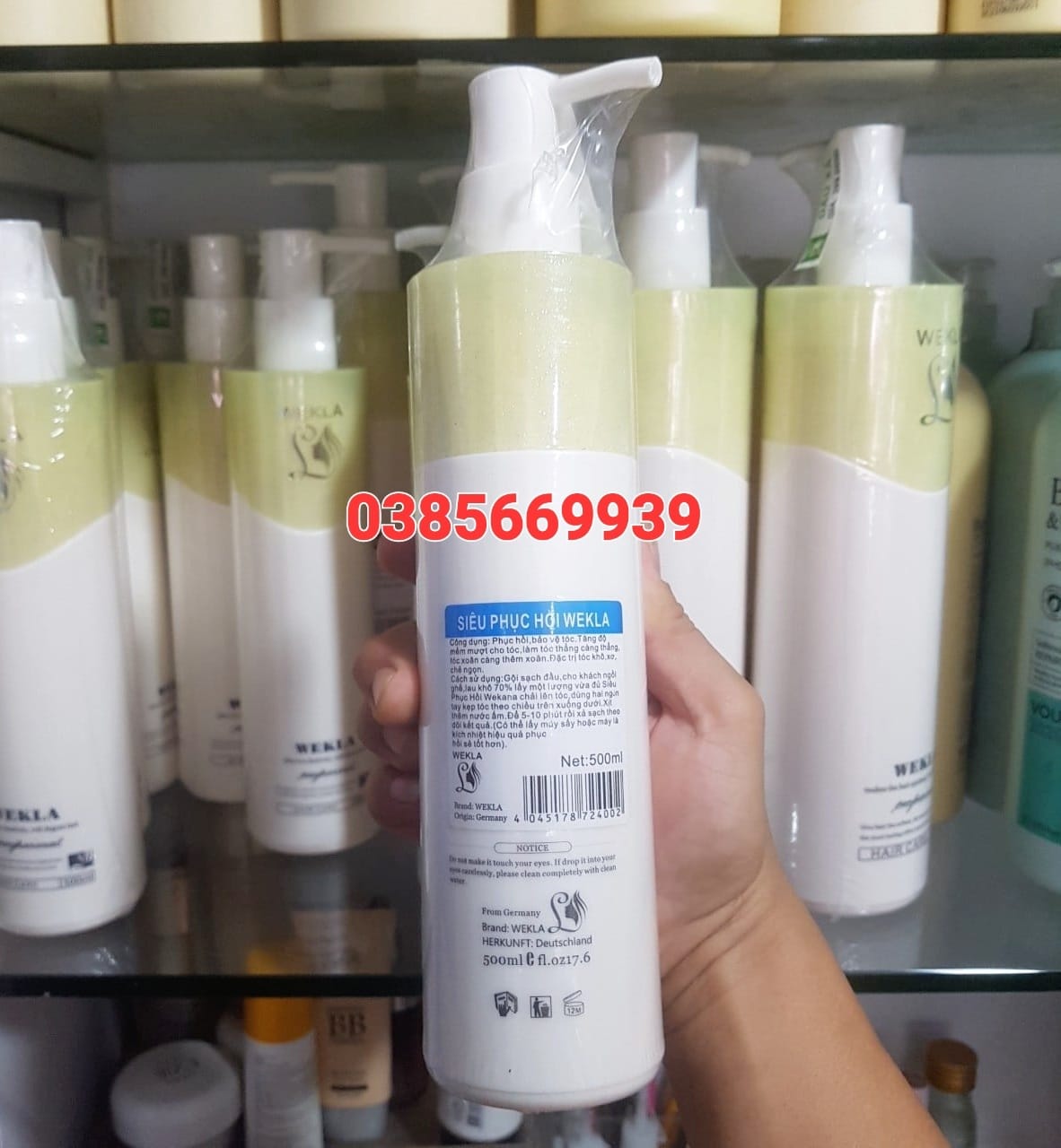 Siêu phục hồi colagen wekla phục hồi tóc nát cấp tốc 500ml