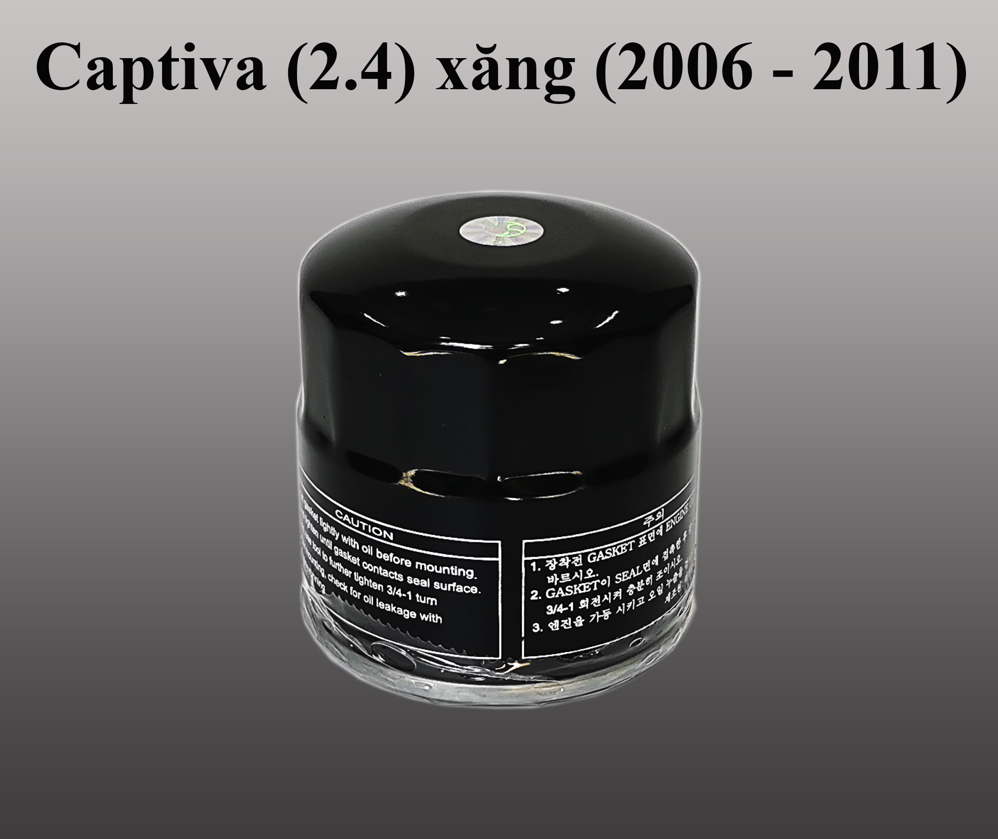 Lọc nhớt Captiva (2.4) máy xăng (2006 - 2011)