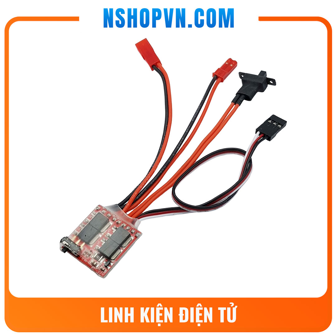 Mạch esc 30a 2s điều tốc động cơ dc chổi than