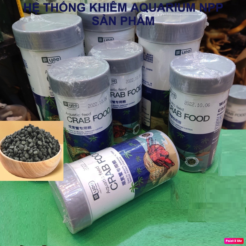 Thức ăn cho ốc mượn hồn - cua cảnh THƯƠNG HIỆU YEE