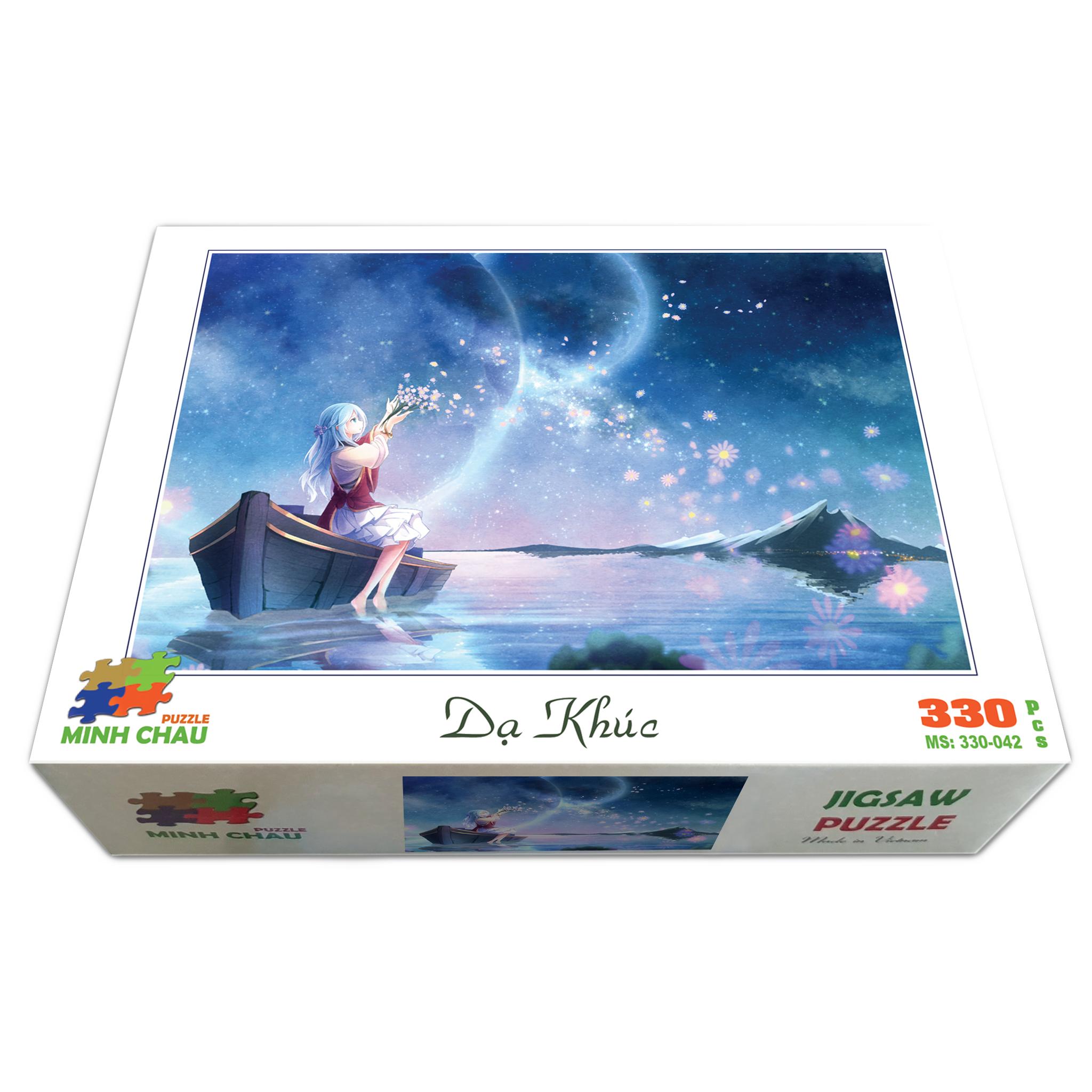 [HCM]Bộ tranh xếp hình jigsaw puzzle cao cấp 330 mảnh – Dạ Khúc (30x44cm)