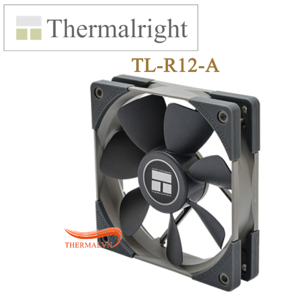Quạt fan case 12cm Thermalright TL-R12-A - Quạt 7 cánh sức gió 65 CFM, tuổi thọ sản phẩm cao, khung cứng cáp