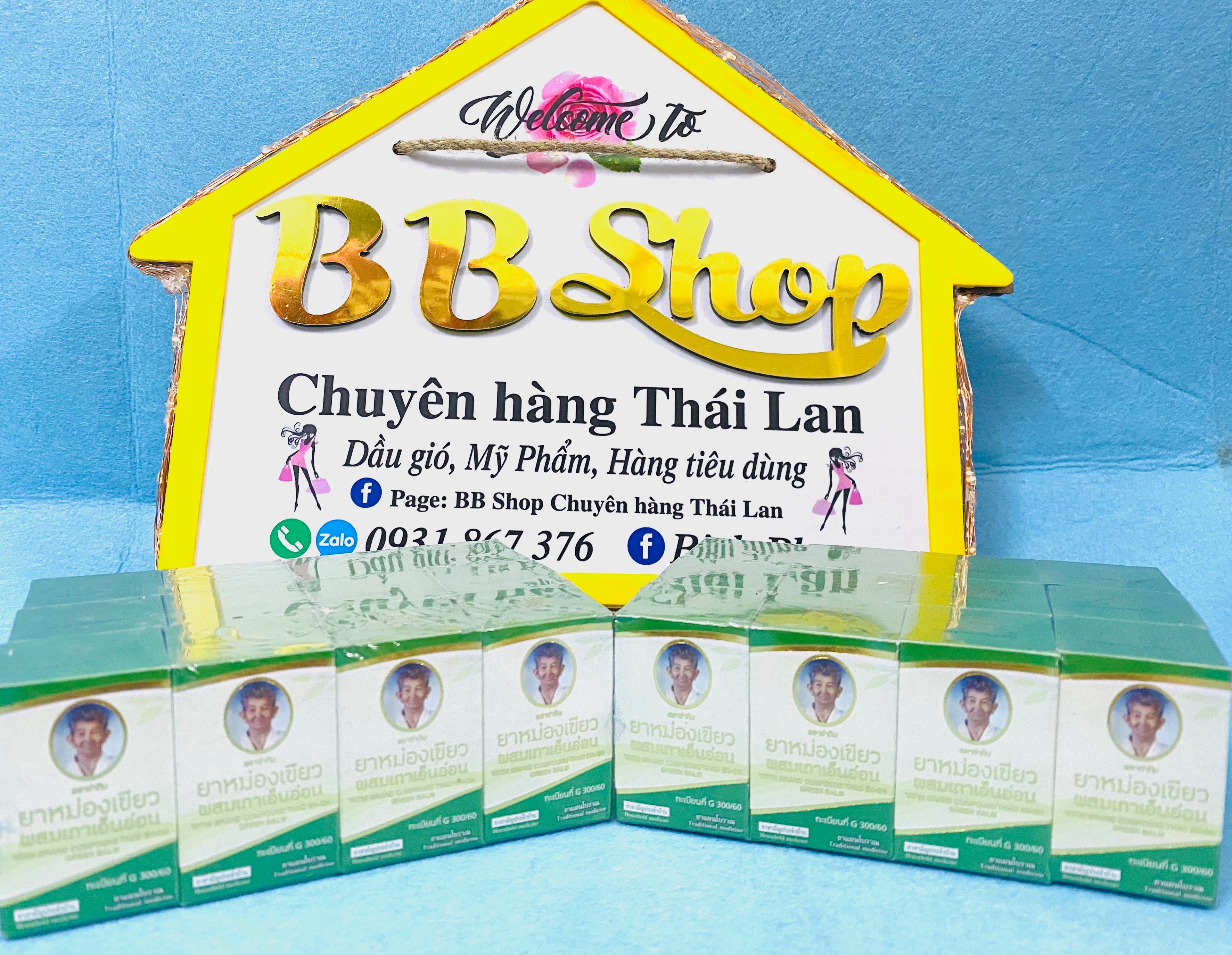 Dầu cù là thảo dược bà già Otop Thái Lan