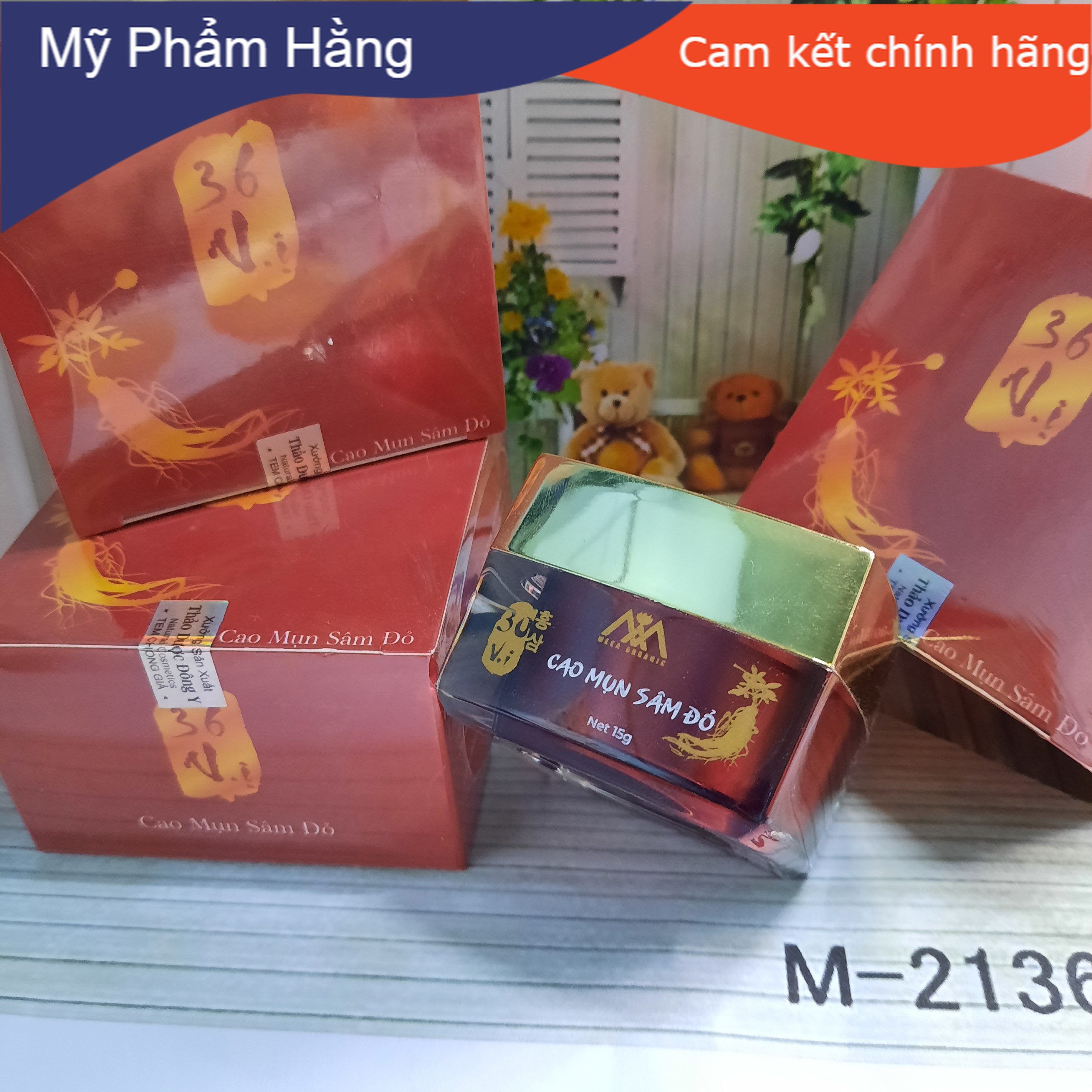 Cao mụn sâm đỏ