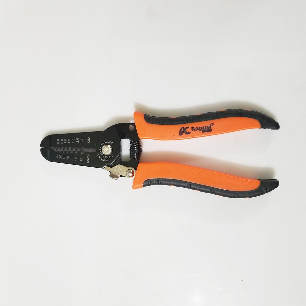 Kìm tuốt dây điện Kapusi 165mm