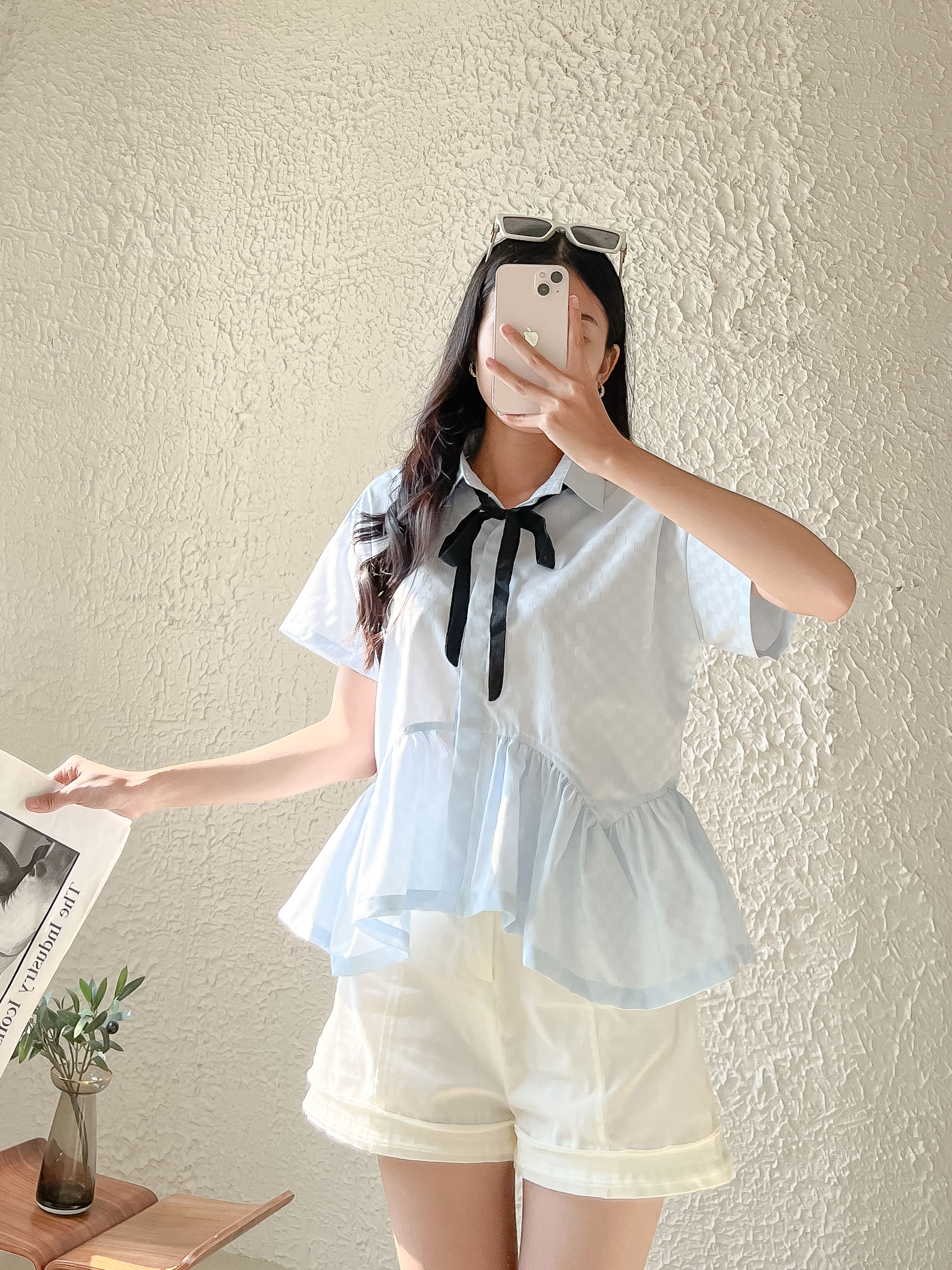 SODA POP - Wavy shirt - Áo sơ mi phối bèo