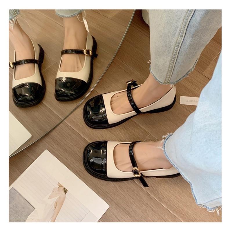 Giầy ĐỐC quai ngang PHỐI MÀU TA(form rộng,đặt lùi 1 size)