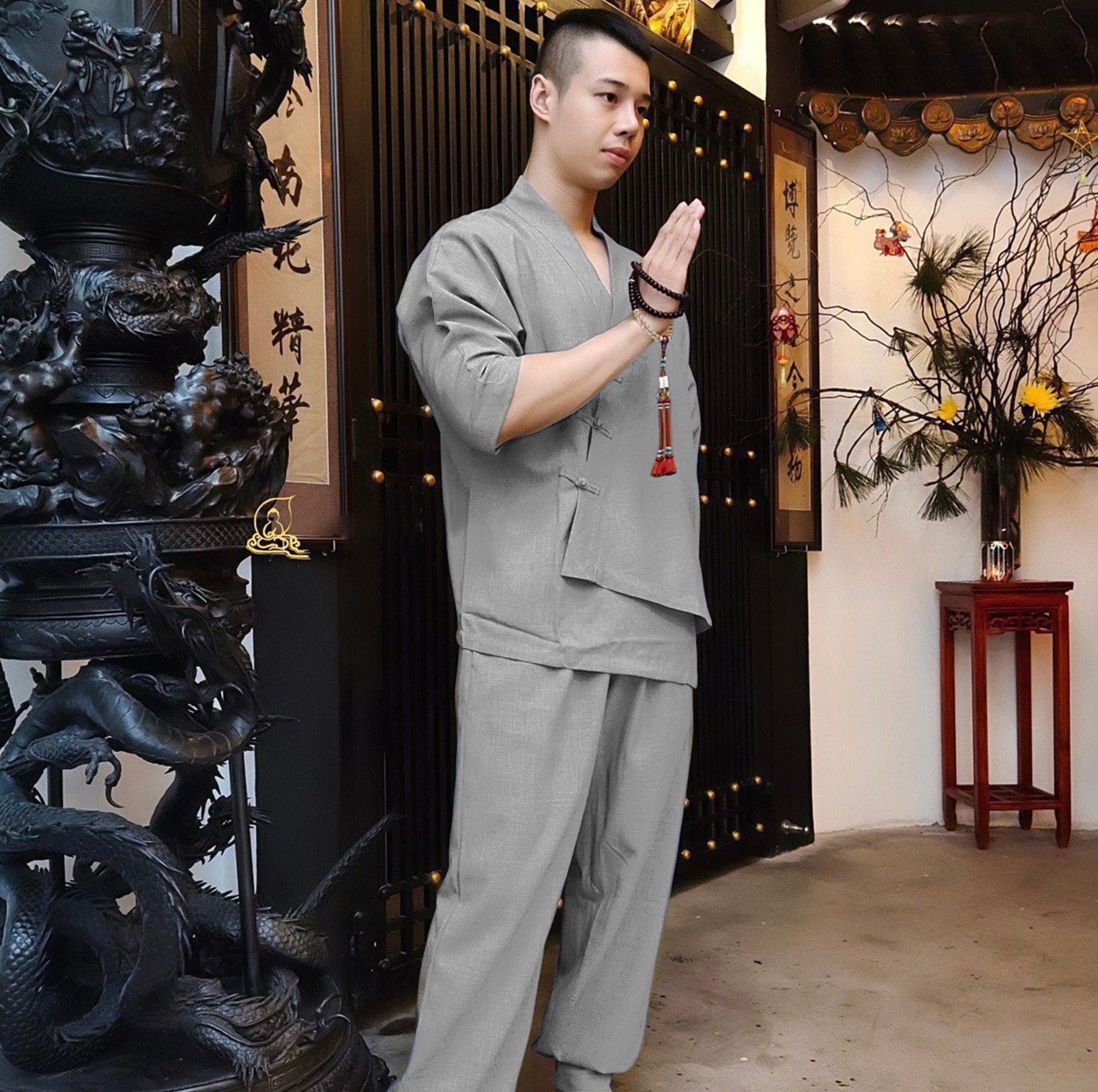 [HCM]ĐỒ LAM ĐI CHÙA DÀNH CHO NAM CAO CẤP