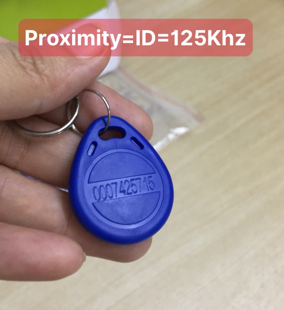 Thẻ từ dạng móc khóa rfid tần số 125khz chỉ đọc
