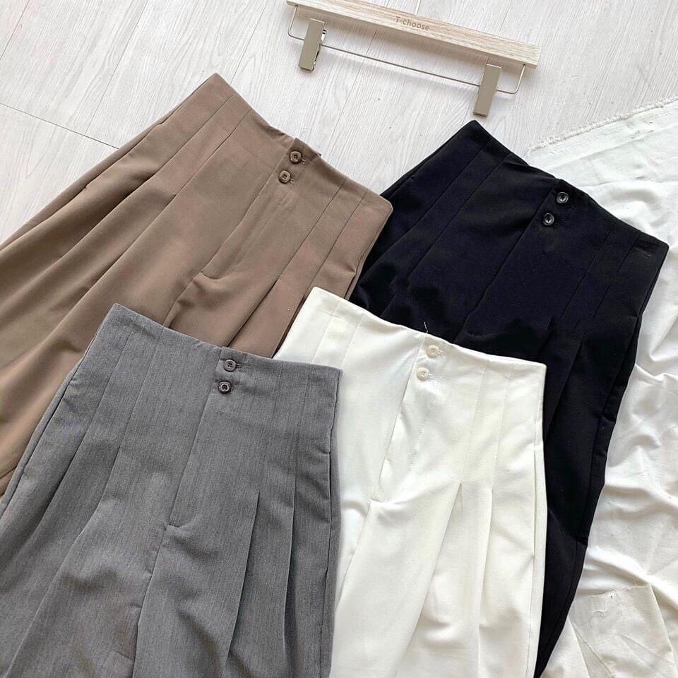 Quần Baggy 2 Khuy Cạp Liền Mẫu Mới Mã457