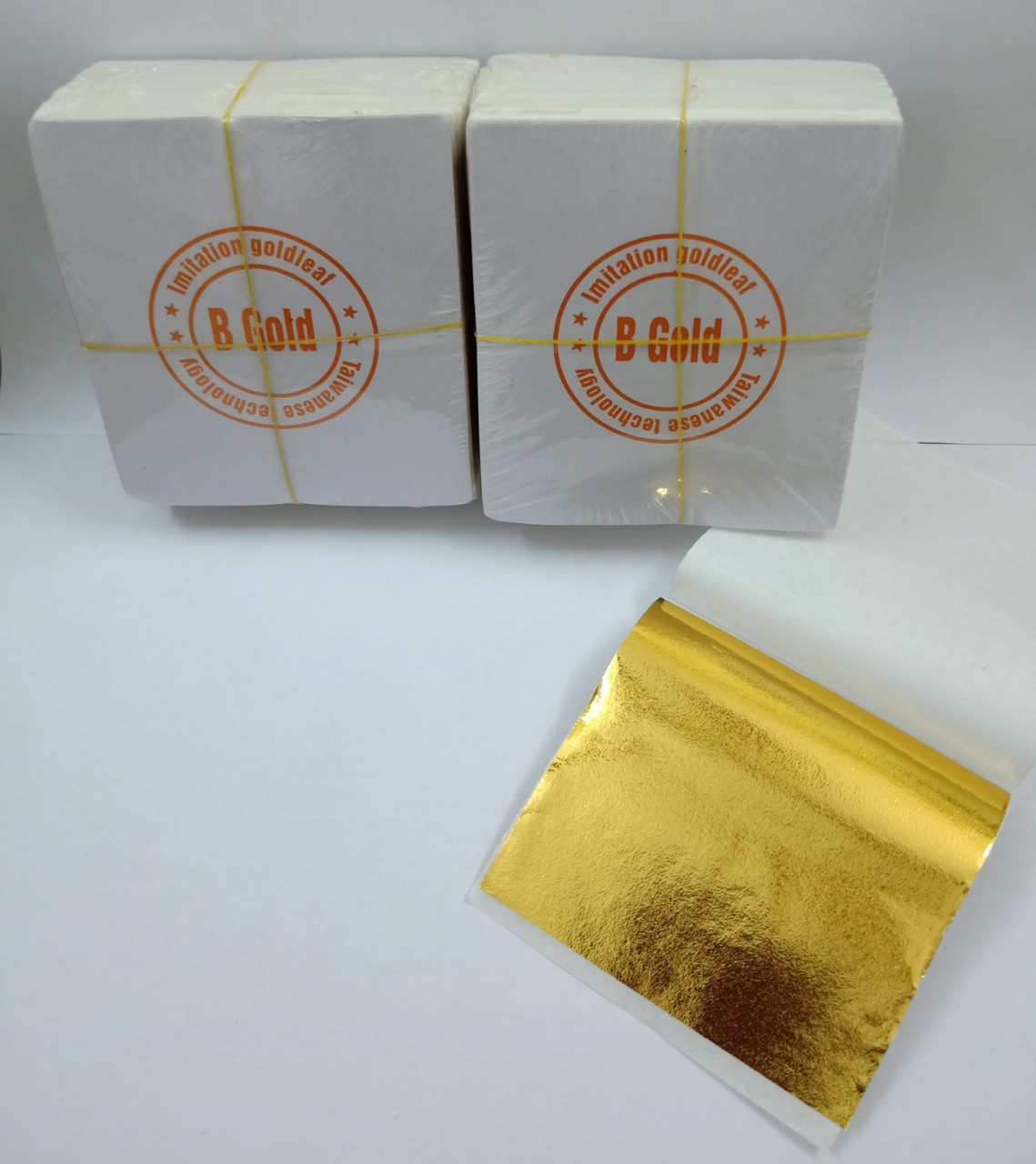 Set 1000 lá vàng dát vàng trang trí 9x9cm