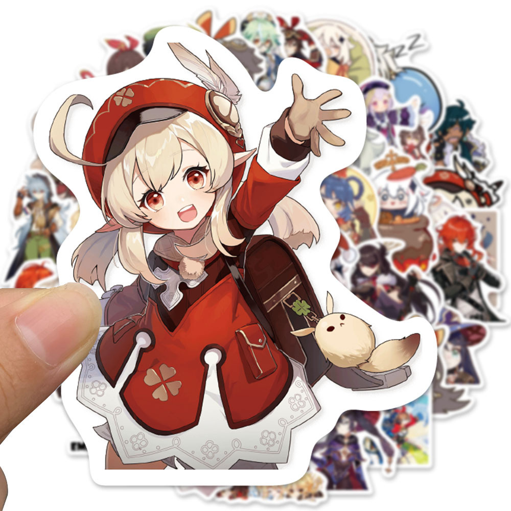 [HCM]Stickers game Genshin Impact 50 miếng