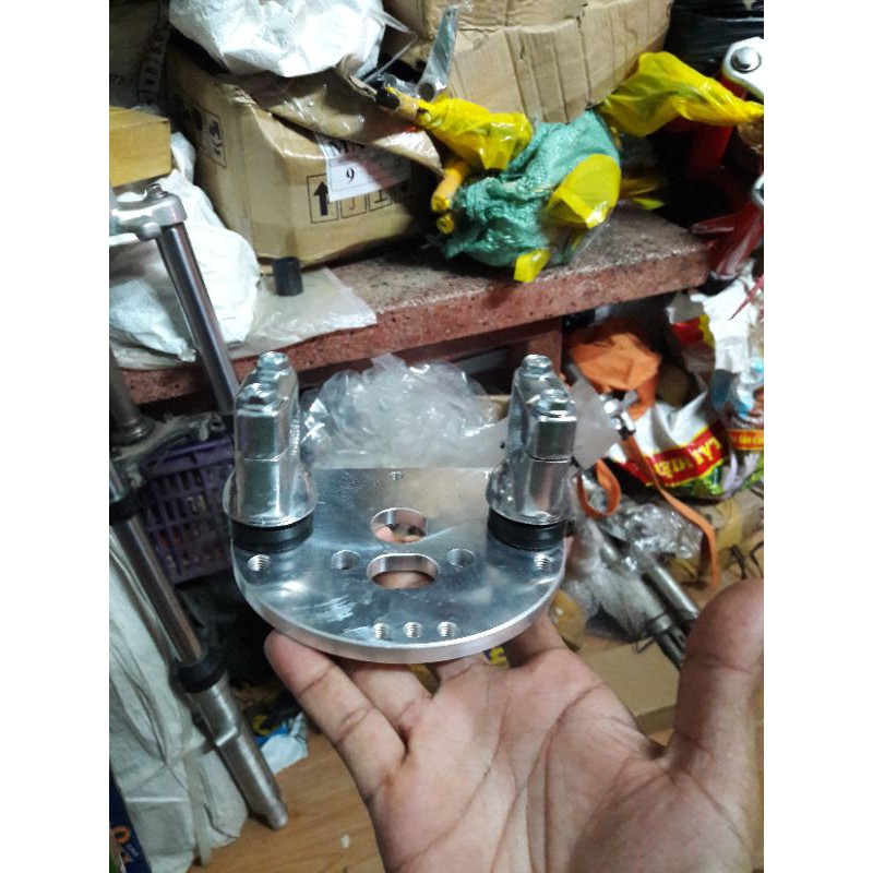 Sọ khỉ cub bằng nhôm CNC độ street cub, bobber cub