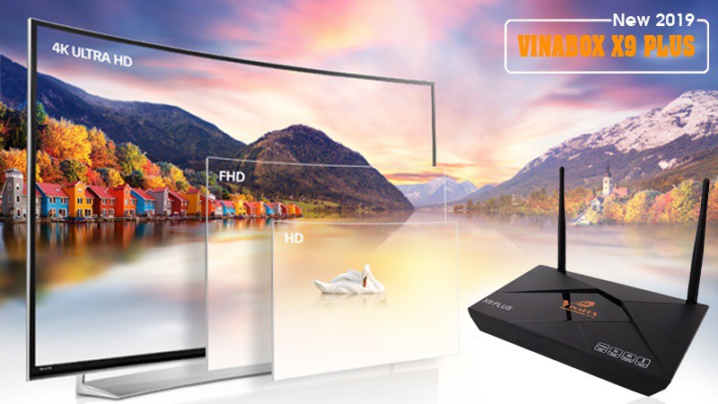 android tivi box vinabox x9plus ram 2g chính hãng x9 plus