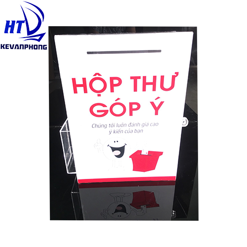 Hộp thư góp ý Bằng mica - mã HT01