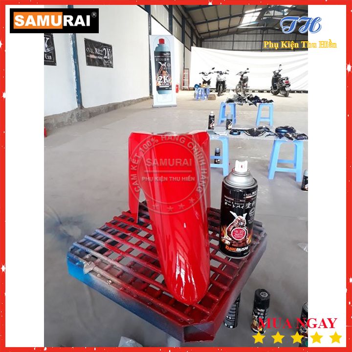 Sơn Xịt Samurai Màu Đỏ Nổi Bật - Mã 15/23