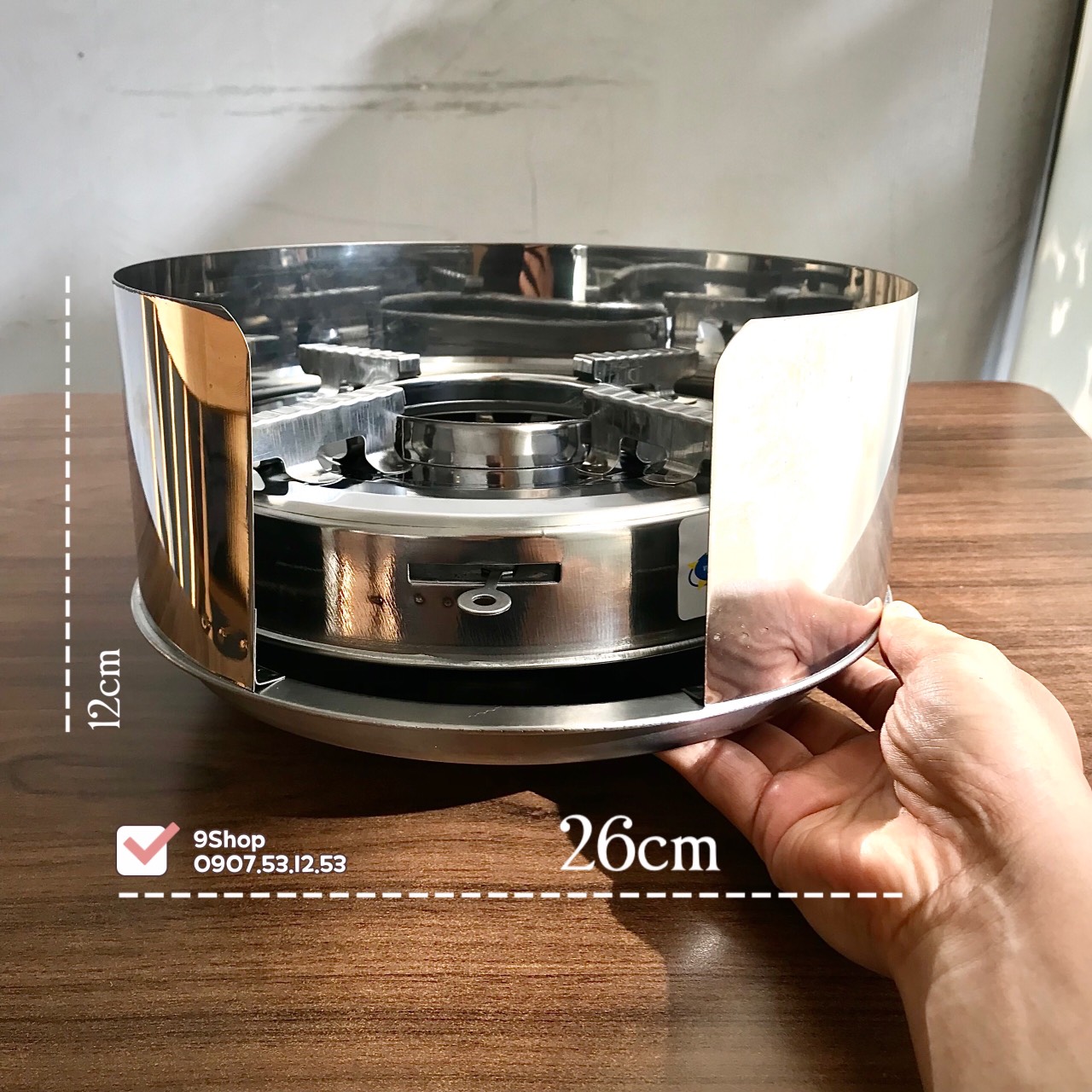 Bếp Cồn Inox 430 Cao Cấp - Thương Hiệu Vũ Khải