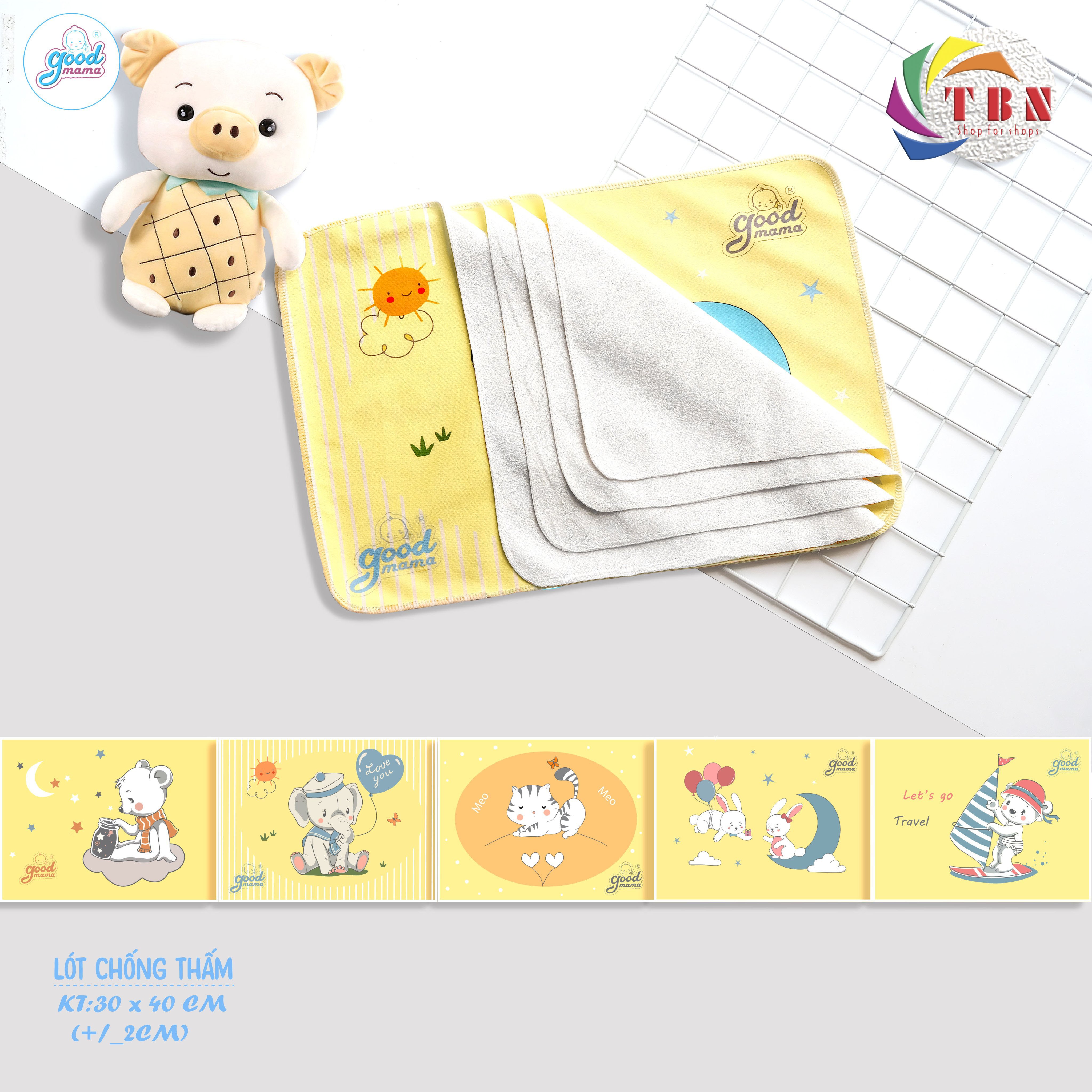 5 Tấm lót mông chống thấm GOODMAMA size 30x40