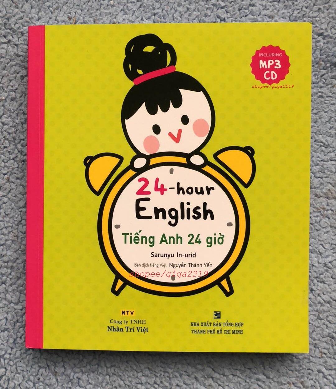 Sách Tiếng Anh 24 Giờ - 24 Hour English (Kèm 1 CD)