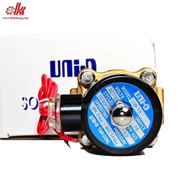 Van điện từ Uni-D DN25 đường kính van 32mm