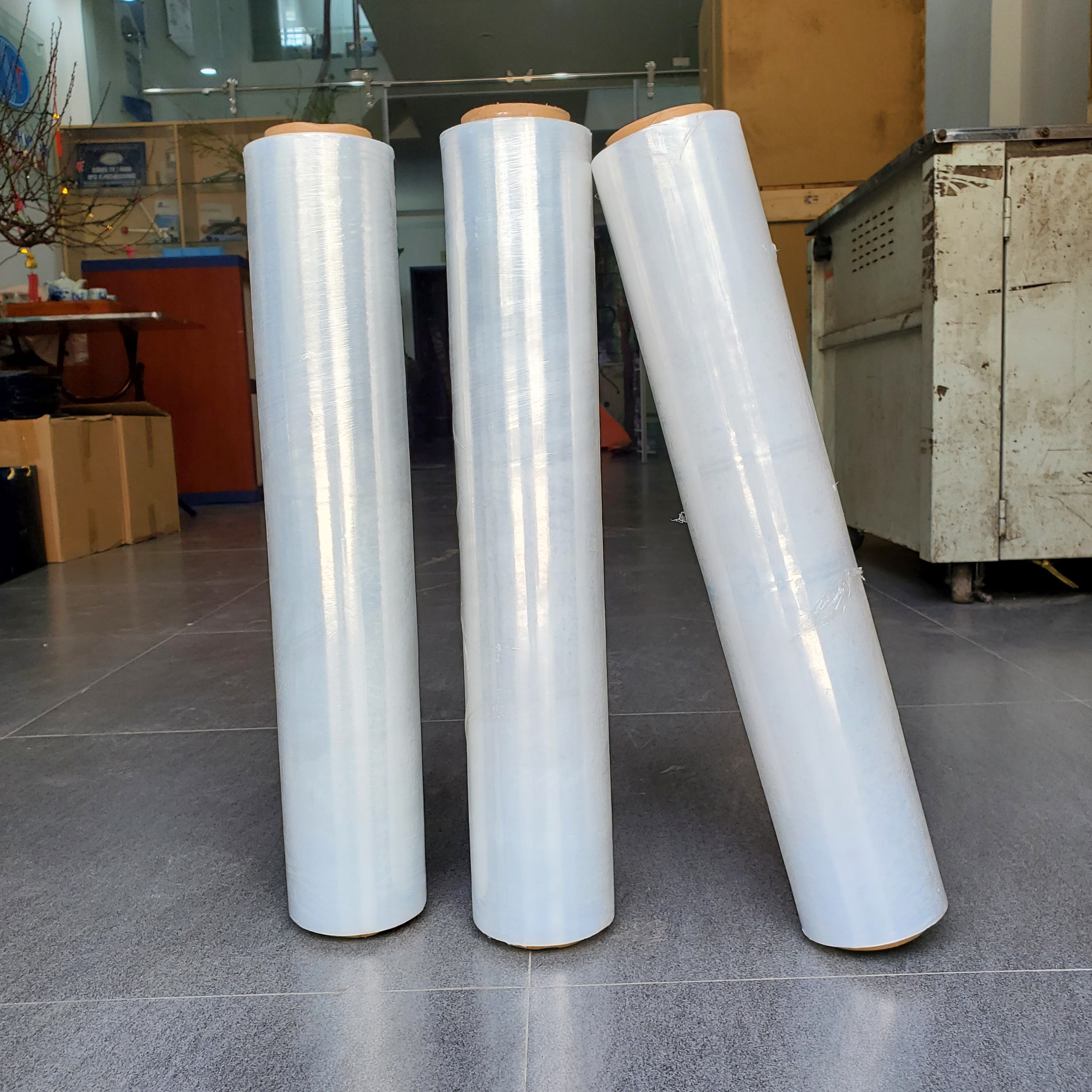 Màng PE bọc hàng, khổ 50cm, 2,3kg/cuộn