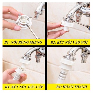 [Q.Tân Bình] Đầu nối dây cấp nước máy giặt