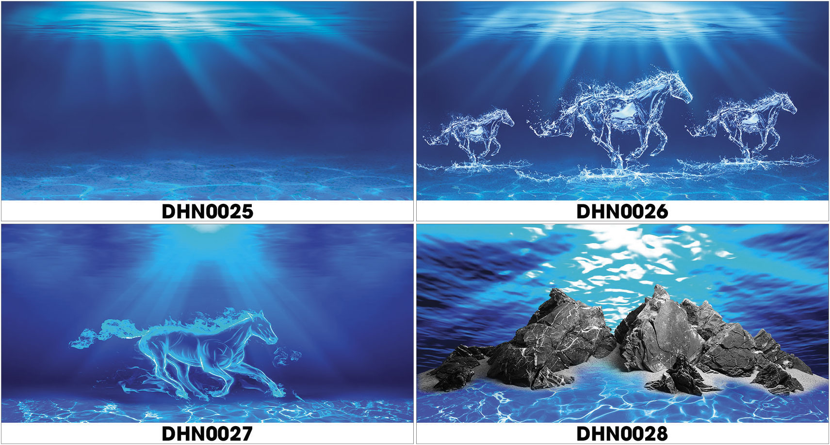 Tranh 3D hồ cá - DHN