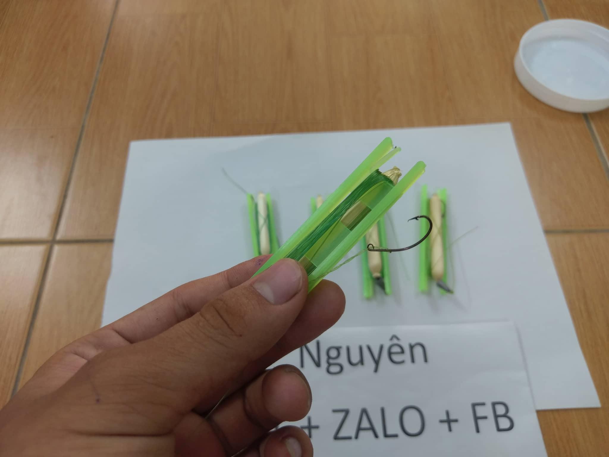 Bộ 5 phao bắp quấn sẵn lưỡi,chì,cước