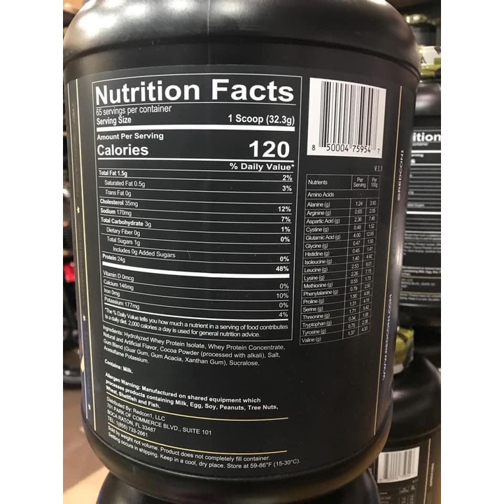 Redcon1 Ration – Hydrolyzed Whey Protein Trợ Giá Cực Tốt 5LBS (2,1kg)