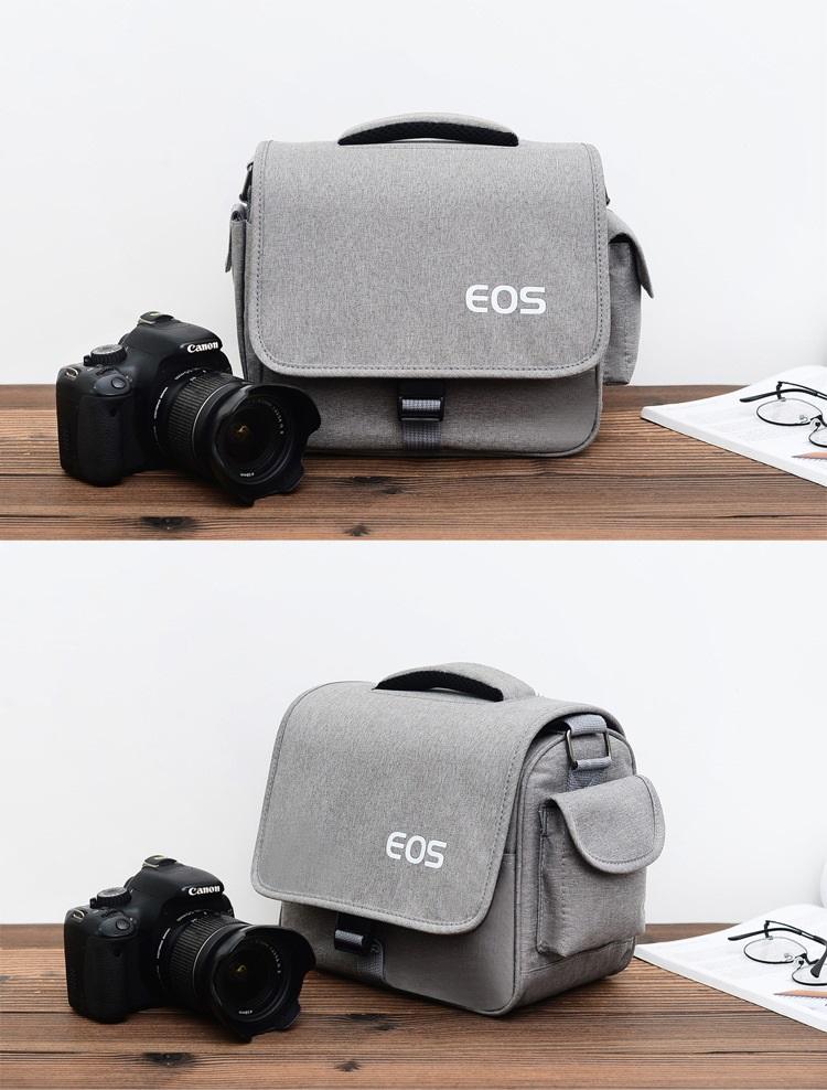[HCM]Túi máy ảnh EOS thời trang (tặng kèm áo mưa cho túi)