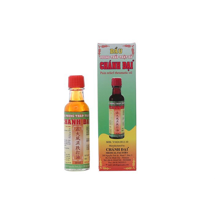 Dầu phong thấp trật đả Chánh Đại 50ml- Combo 7 chai