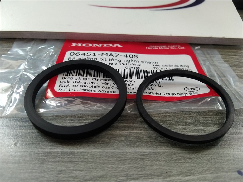 Bộ gioăng piston ngàm phanh HONDA WINNER / BLADE / WAVE 110 / FUTURE Mập (06451MA7405) (CÁI)