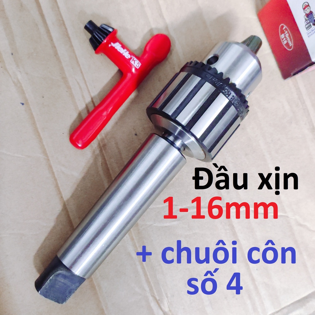 Bộ đầu kẹp mũi khoan 1-16mm jiehe cao cấp + chuôi côn mt3
