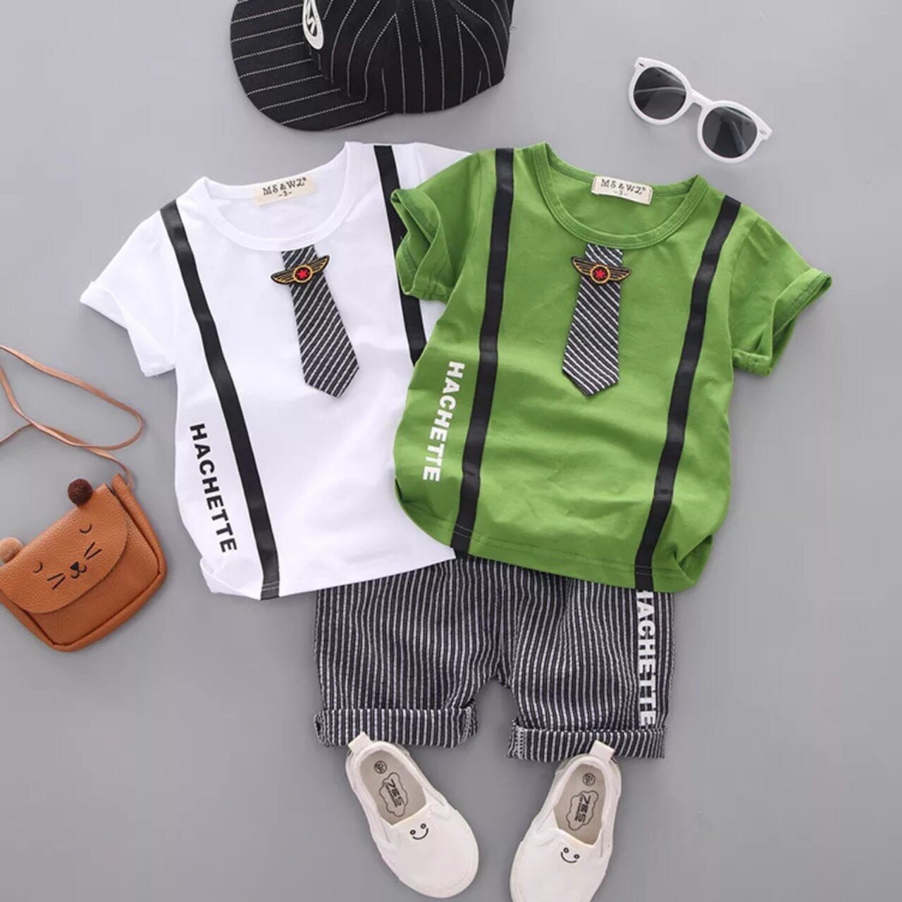 Bộ cà vạt thật dễ thương đáng yêu cho bé