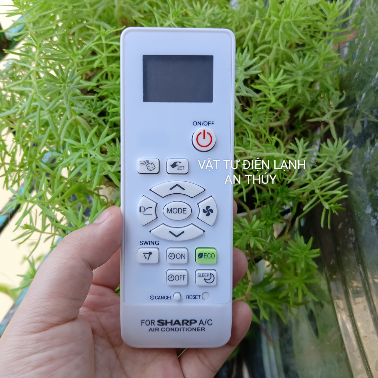 Remote máy lạnh Sharp nhỏ đời mới - Điều khiển điều hòa Sharp